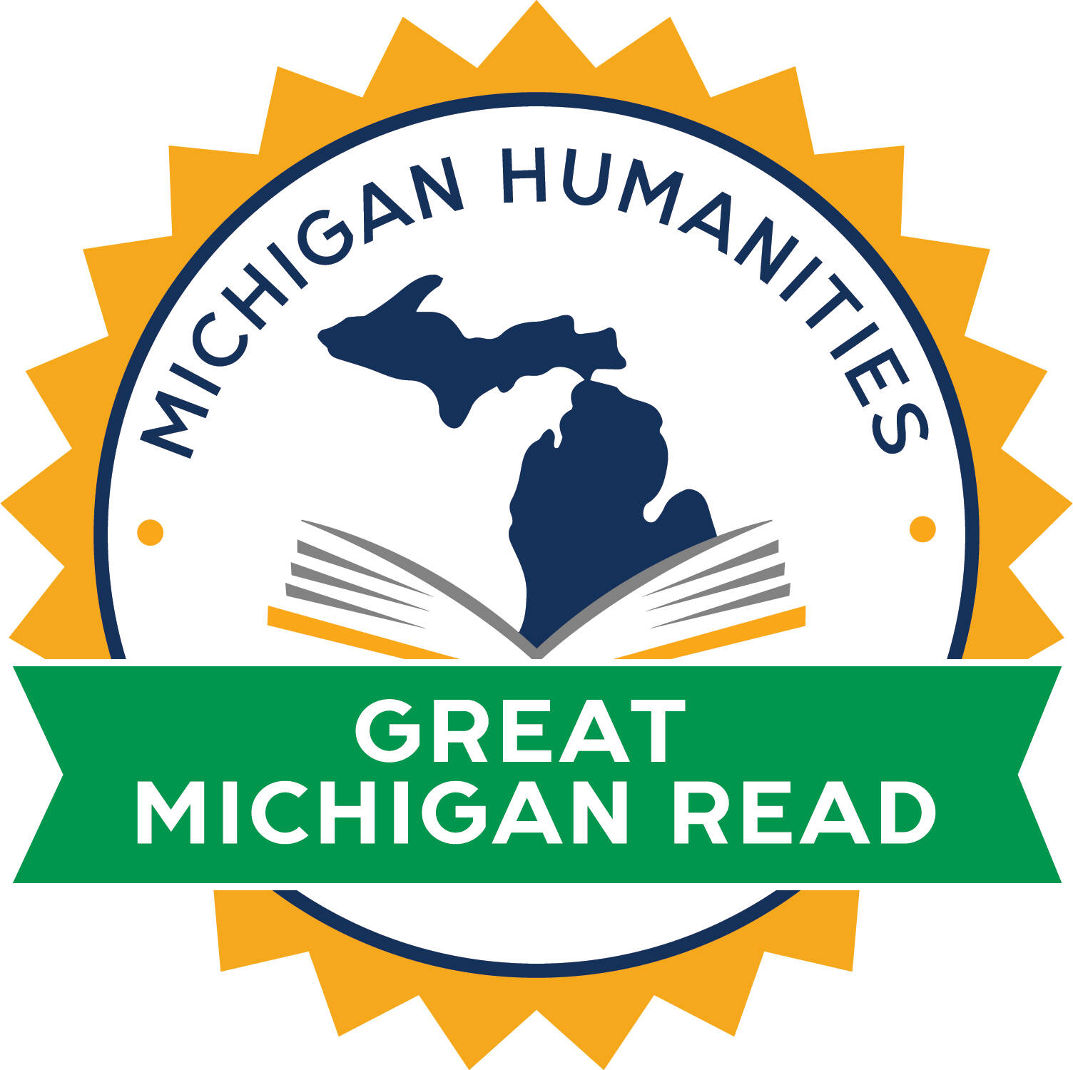 Great Michigan Humanities, Great Michigan Read Logo